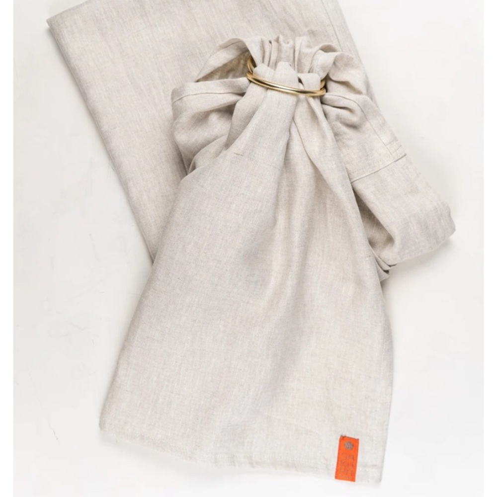 Sakura Bloom Ring Sling, Flax, Basics Linen